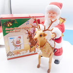 Ornament Parachuting Santa Fabric Canopy & Plush Trim
