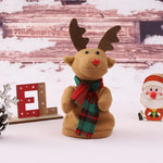 Ornament Parachuting Santa Fabric Canopy & Plush Trim