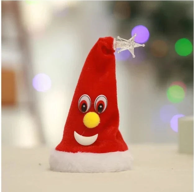 Ornament Parachuting Santa Fabric Canopy & Plush Trim