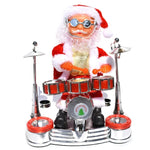 Ornament Parachuting Santa Fabric Canopy & Plush Trim