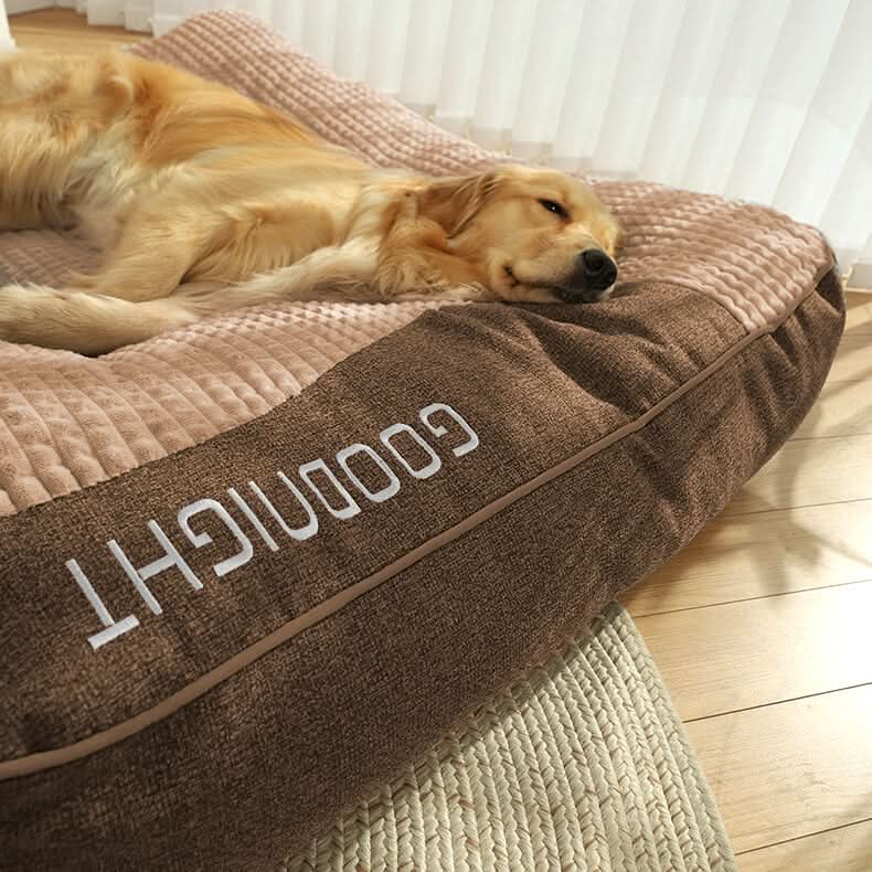 Orthopedic Dog Bed Joint Support Raised Edge Scratch-Resistant Surface