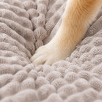 Orthopedic Dog Bed Memory Foam Raised Backrest Washable Cover