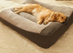 Orthopedic Dog Bed Raised Bolster Removable Machine-Washable Cover