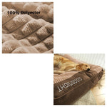 Orthopedic Dog Bed Raised Bolster Removable Machine-Washable Cover