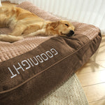 Orthopedic Dog Bed Raised Bolster Removable Machine-Washable Cover