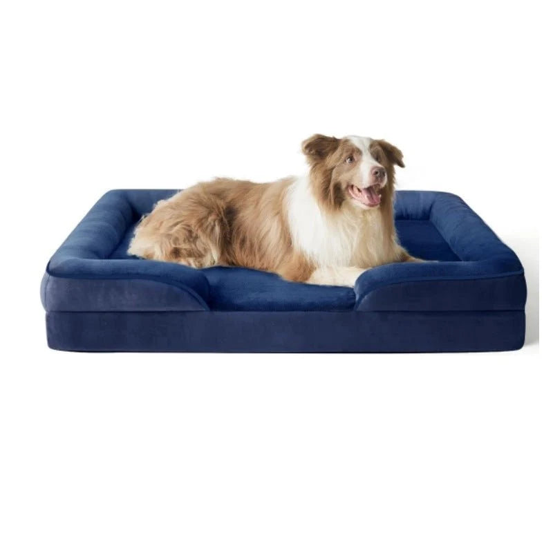 Orthopedic Dog Bed Supportive Foam Removable Machine-Washable Cover