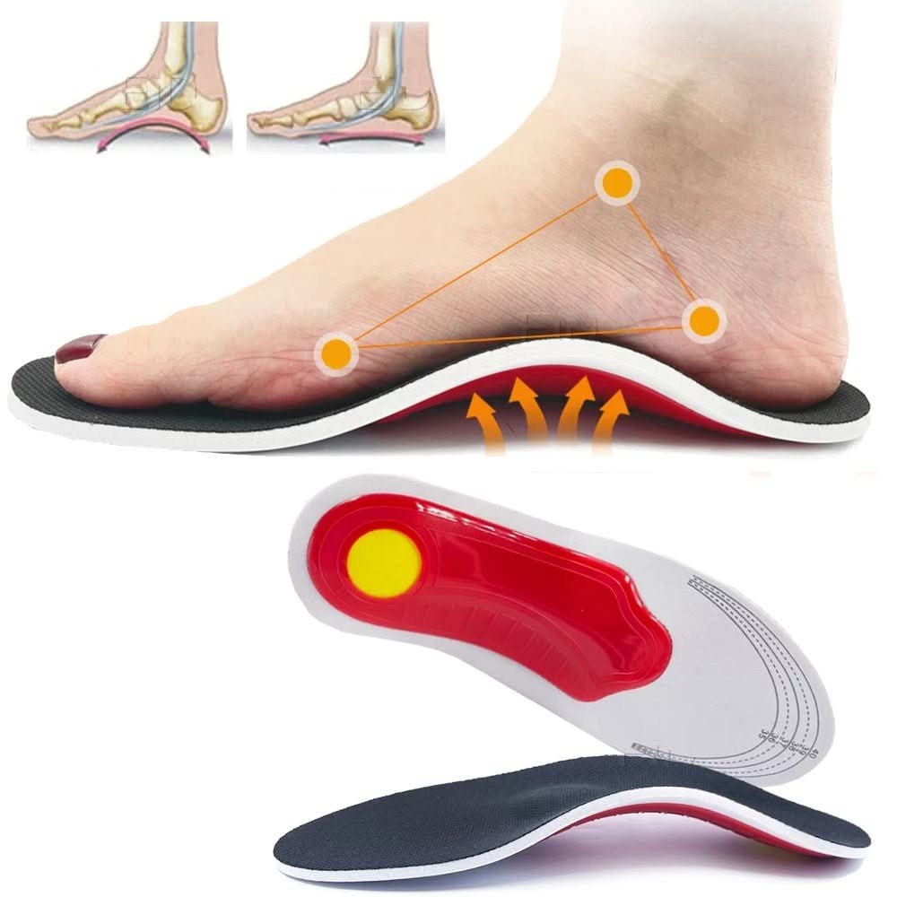 Orthopedic Insoles 3D Arch Support Shock-Absorbing Breathable Foam