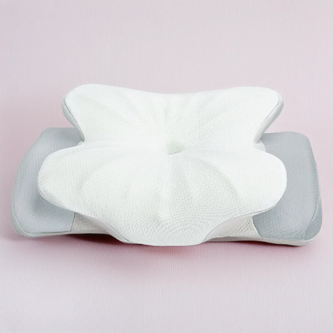 Orthopedic Neck Pillow Butterfly Contour Dual-Height Memory Foam
