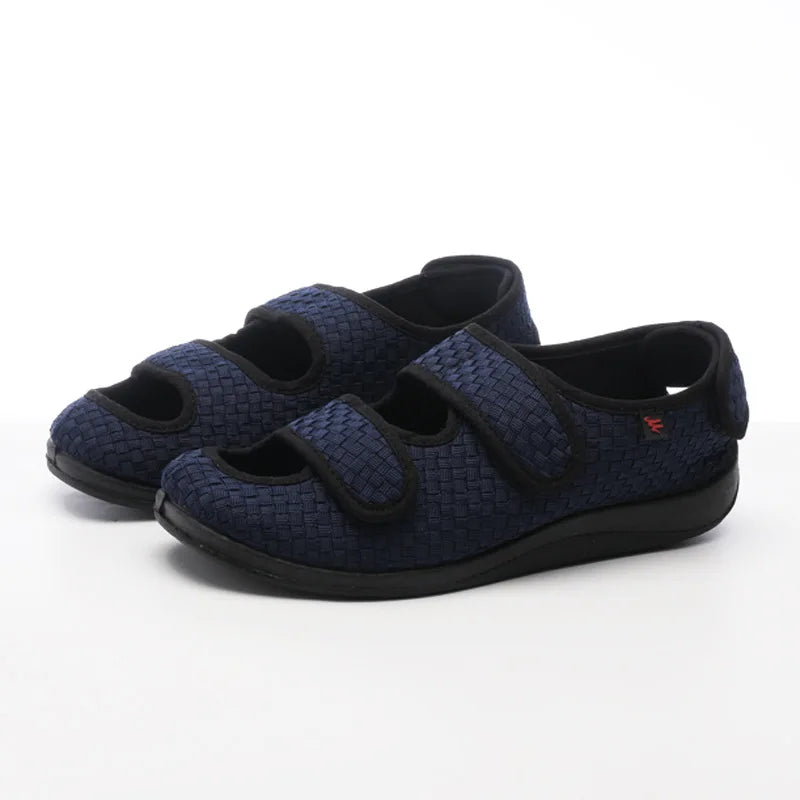 Orthopedic Sandals Extra-Wide Toe Box Adjustable Straps Cushioned Insole