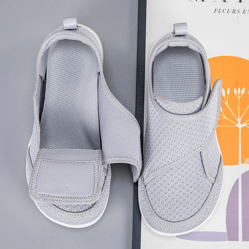 Orthopedic Shoes Extra-Wide Fit Adjustable Closure Breathable Mesh
