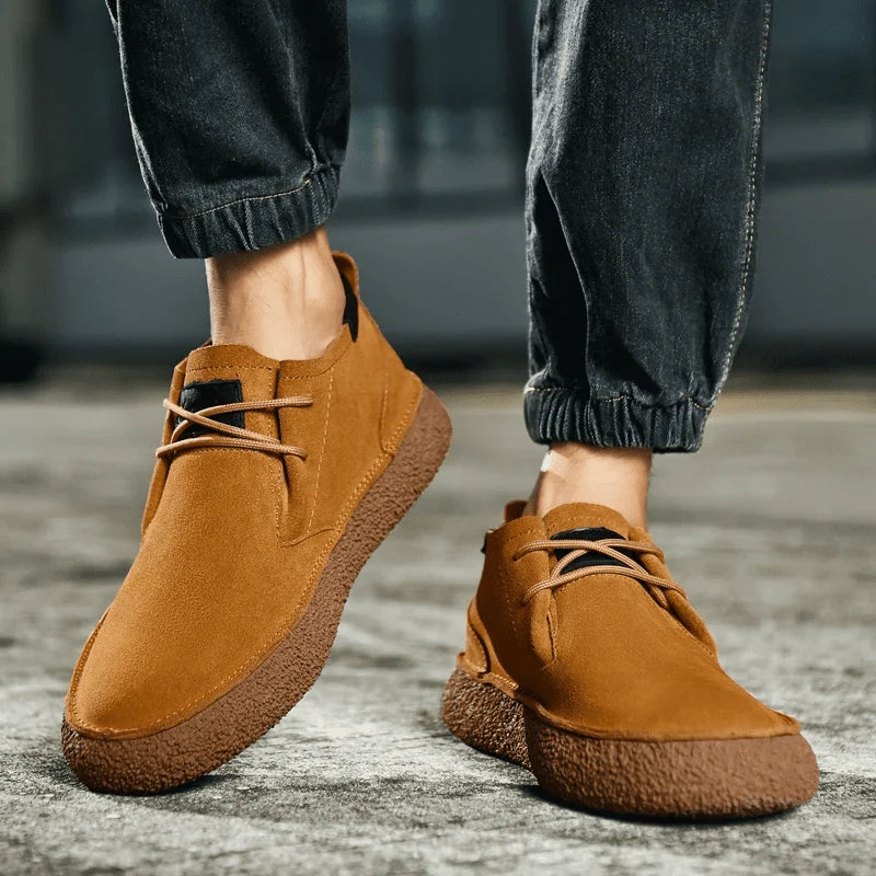 Orthopedic Shoes Handmade Suede Integrated Support All-Day Comfort