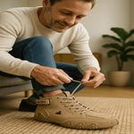 Orthopedic Shoes Waterproof Breathable Leather Slip-Resistant Outsole