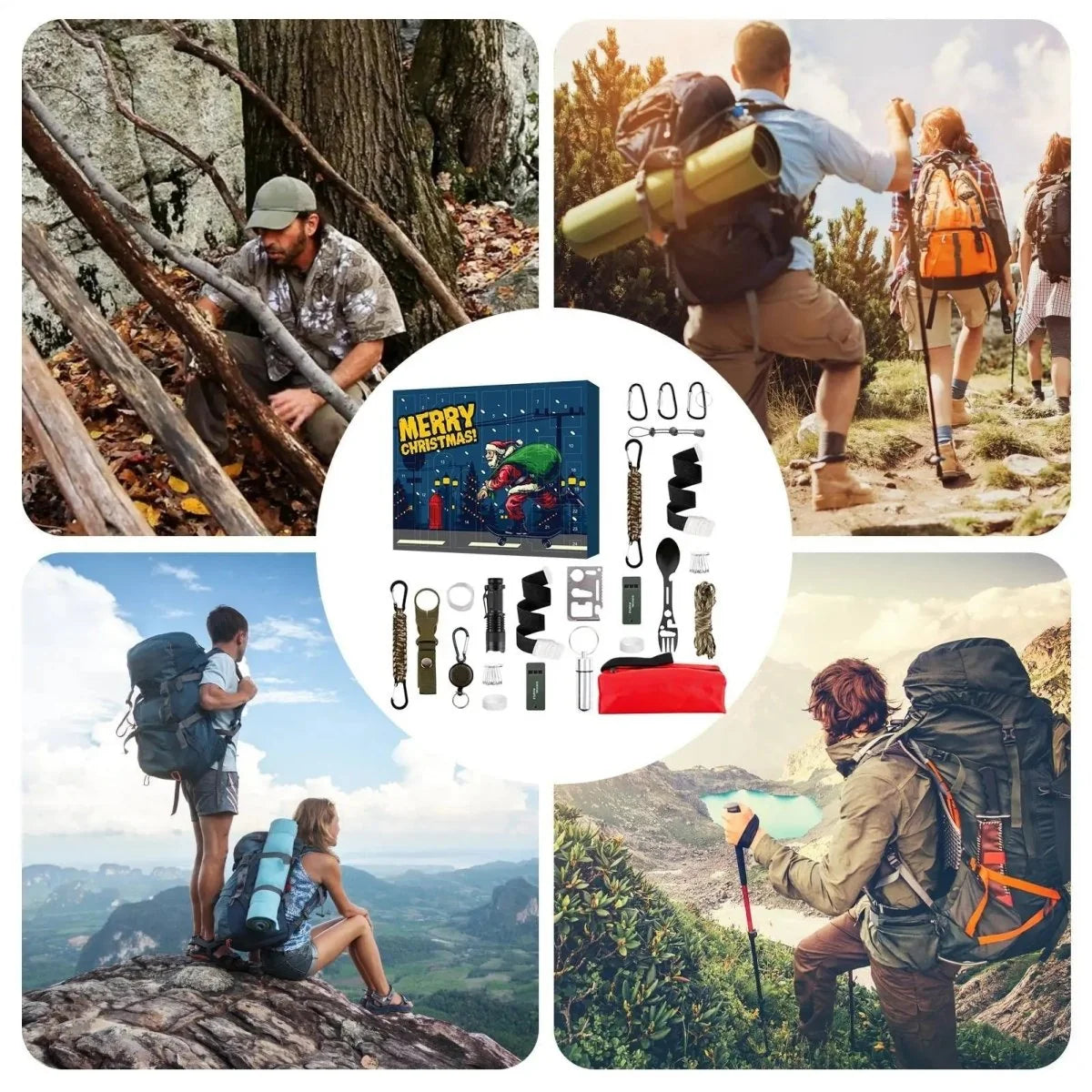 Outdoor Advent Calendar 24 Bushcraft Survival Tools