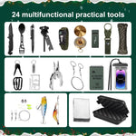 Outdoor Advent Calendar 24-Piece Camping & Hiking Gear Set