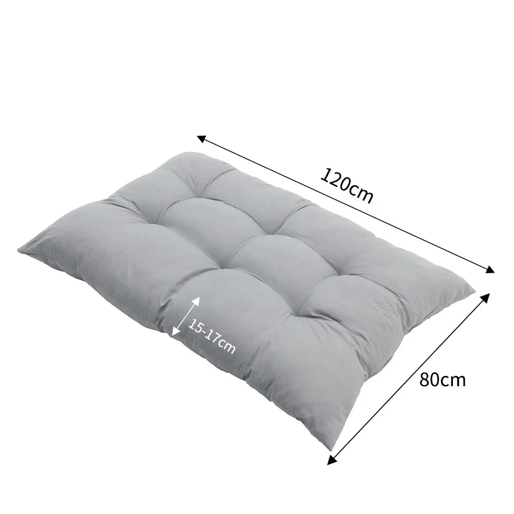 Outdoor Bench Cushion Quilted Weather-Resistant Breathable