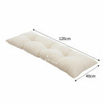 Outdoor Bench Cushion Quilted Weather-Resistant Breathable