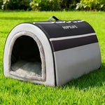 Outdoor Dog Shelter Waterproof Arched Roof Breathable Airflow