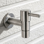Outdoor Faucet 304 Stainless Steel Wall-Mounted Rust-Resistant