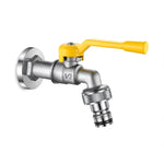 Outdoor Faucet Stainless Steel Frost-Resistant Dual Outlet