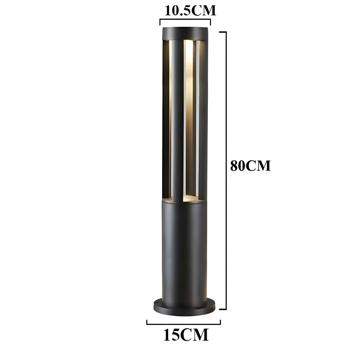 Outdoor LED Wall Light Stone Look Weatherproof