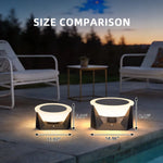 Outdoor Lantern 15-Inch Solar Powered Dusk-to-Dawn Waterproof