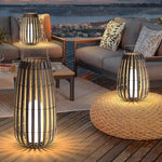 Outdoor Lantern Solar-Powered Warm LED Weather-Resistant