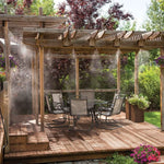 Outdoor Misting System Kit Cooling & Watering 6 Nozzles