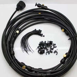 Outdoor Misting System Kit Cooling & Watering 6 Nozzles