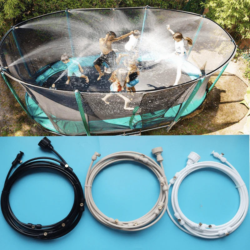 Outdoor Misting System Kit Cooling & Watering 6 Nozzles