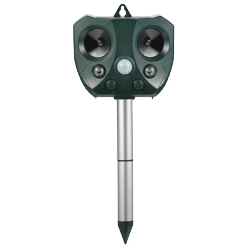 Outdoor Pest Repeller Solar-Powered Motion Sensor 5,000 Sq Ft