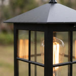 Outdoor Post Light Solar-Powered Dusk-To-Dawn Sensor IP65