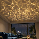 Outdoor Projector Spotlight Moving Water Ripple Effect IP65 Waterproof