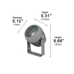 Outdoor Projector Spotlight Moving Water Ripple Effect IP65 Waterproof