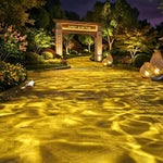 Outdoor Projector Spotlight Moving Water Ripple Effect IP65 Waterproof