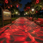 Outdoor Projector Spotlight Moving Water Ripple Effect IP65 Waterproof