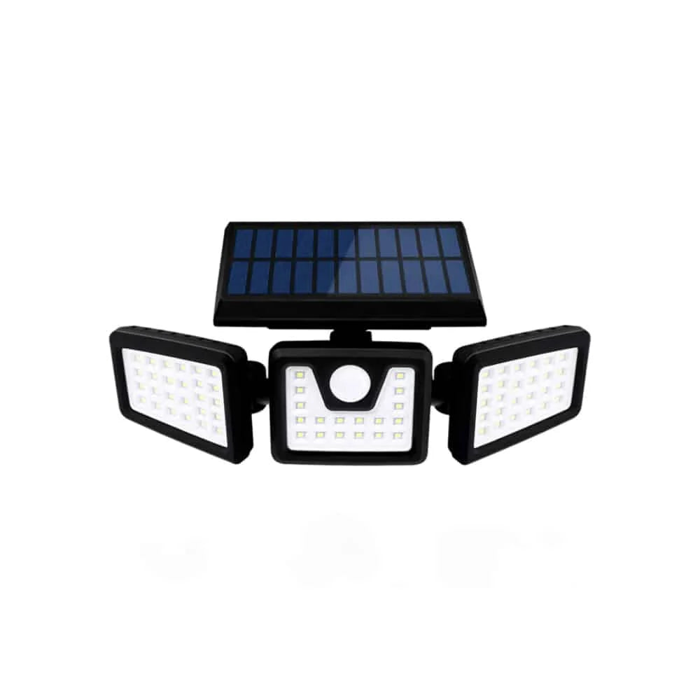 Outdoor Solar Motion Sensor Light Three Adjustable Spotlights