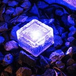 Outdoor Solar Paver Light RGB Color-Changing Waterproof