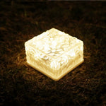 Outdoor Solar Step Lights IP65 Waterproof Crystal LED