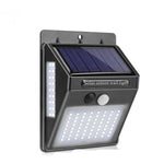 Outdoor Solar Wall Light 500 Lumens Wide-Angle Motion Sensor
