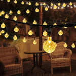 Outdoor String Lights Solar Powered IP65 Waterproof 20 Lights