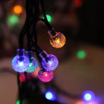 Outdoor String Lights Solar Powered IP65 Waterproof 20 Lights