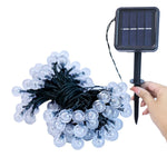 Outdoor String Lights Solar Powered IP65 Waterproof 20 Lights