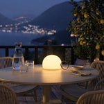 Outdoor Table Lamp Stainless Steel Rechargeable IP65 Water-Resistant