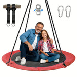 Outdoor Tree Swing 110cm 360° Rotating Waterproof