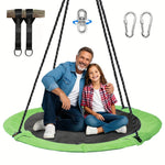 Outdoor Tree Swing 110cm 360° Rotating Waterproof