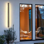 Outdoor Wall Light Linear LED Motion Sensor IP65 Weather-Resistant
