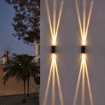 Outdoor Wall Light Waterproof Aluminum Up & Down LED