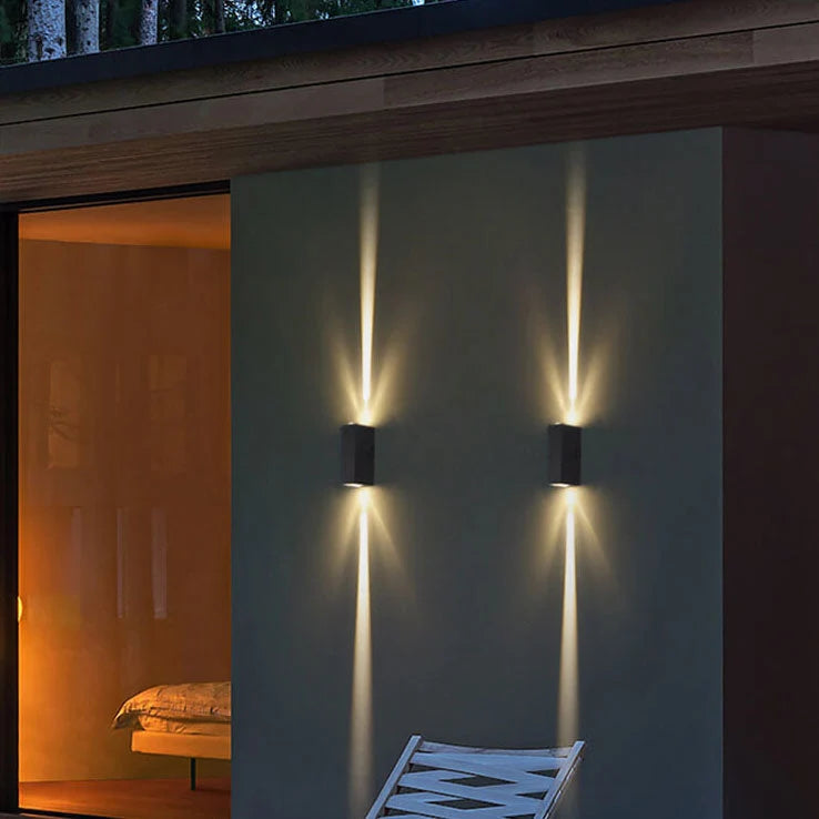 Outdoor Wall Light Waterproof Aluminum Up & Down LED