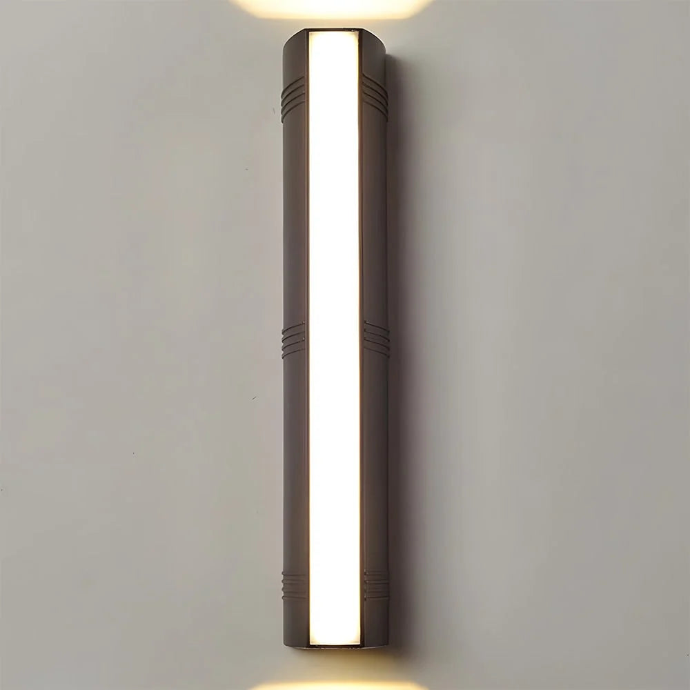 Outdoor Wall Sconce Up & Down LED Weather-Resistant Matte Black