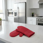 Oven Mitts Silicone Non-Slip Grip Heat-Resistant To 482°F